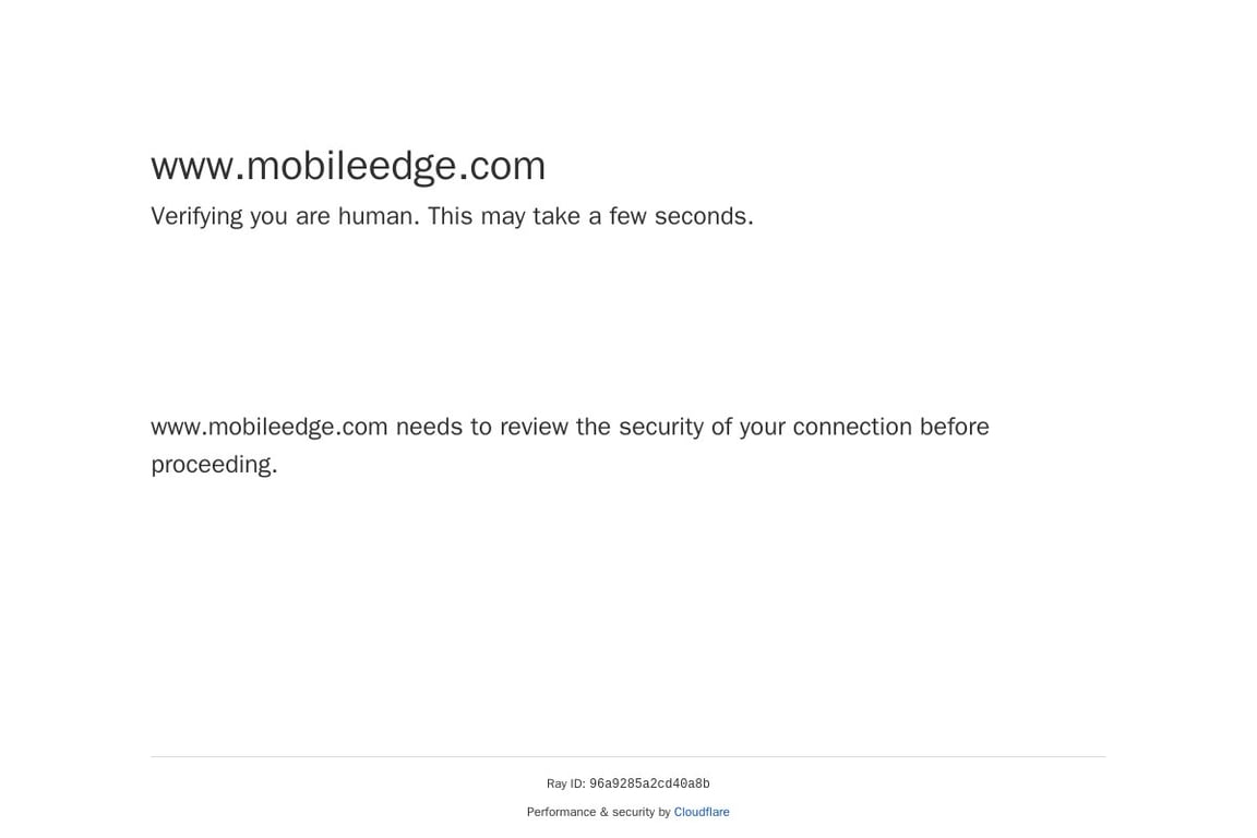 Mobile Edge homepage
