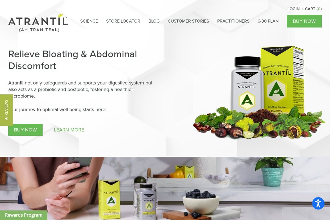 Atrantil homepage