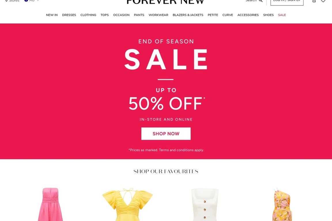 Forever new deals sale