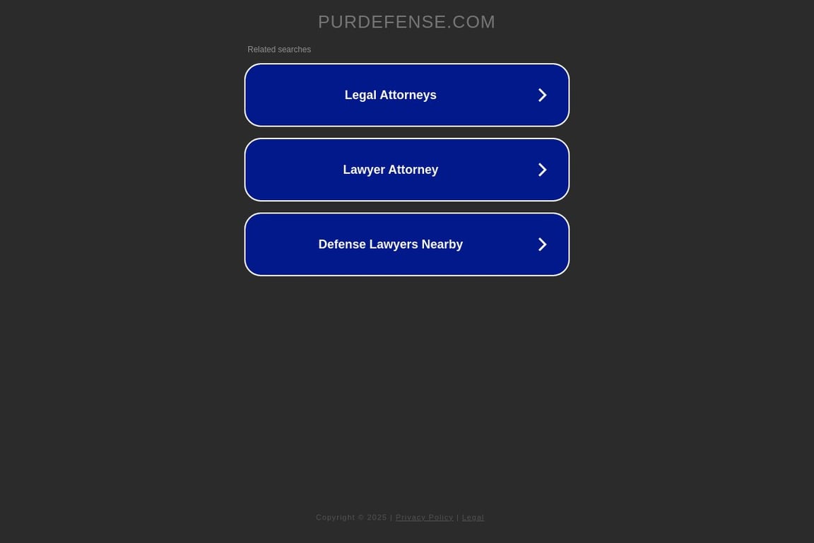 PurDefense homepage