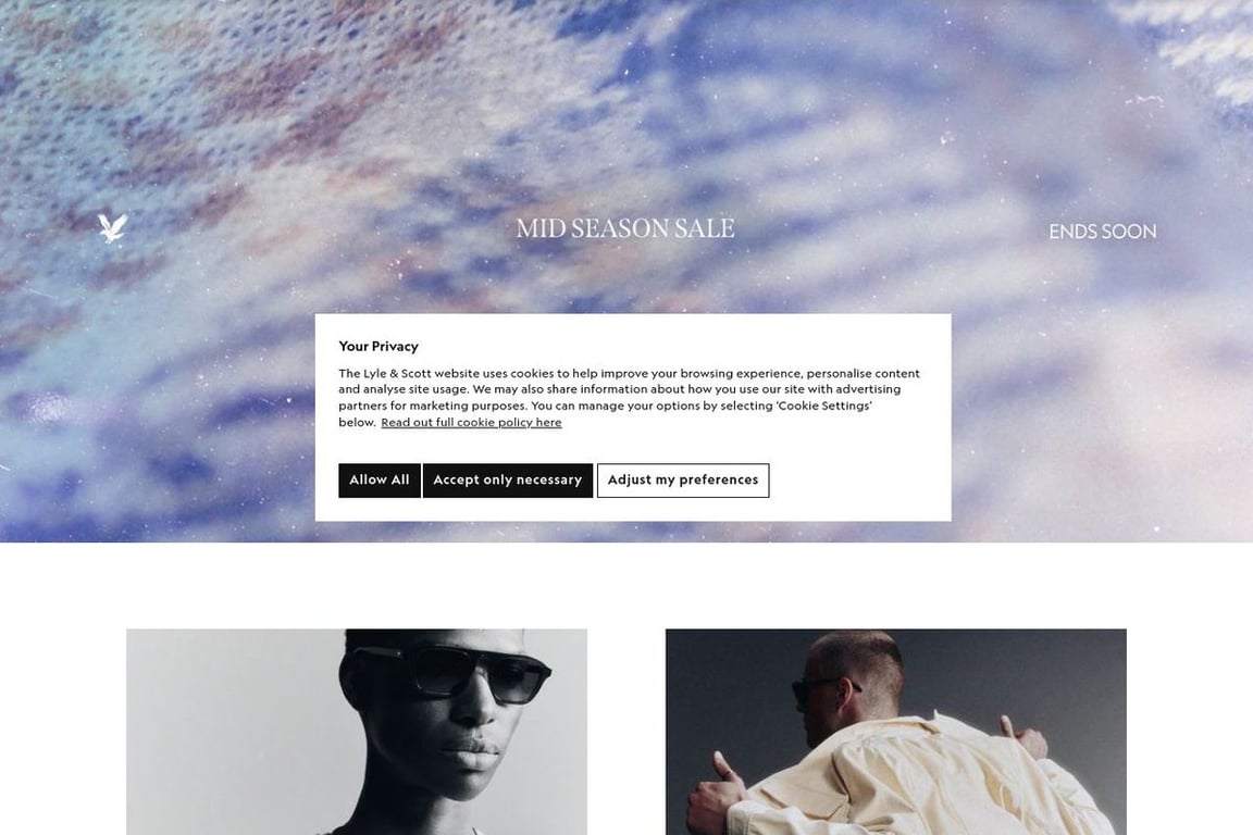 Lyle & Scott homepage