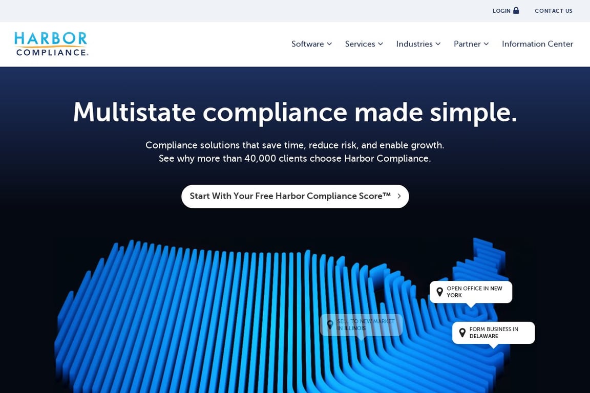 Harbor Compliance homepage