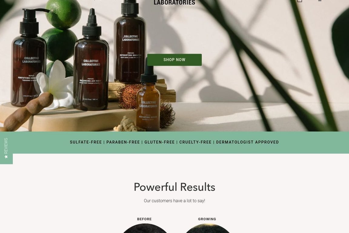 Collective Laboratories homepage