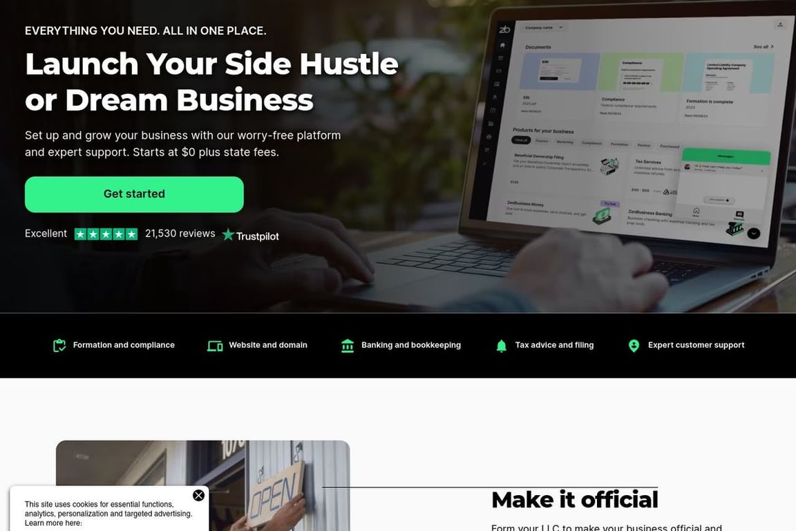 Fizzle homepage
