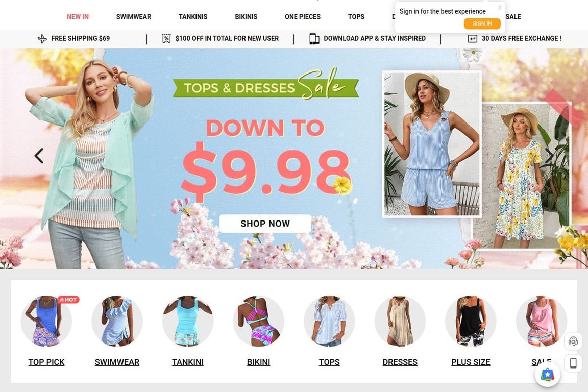 Modlily.com homepage