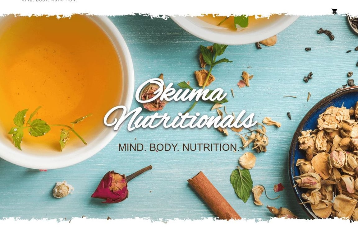 Okuma Nutritionals homepage