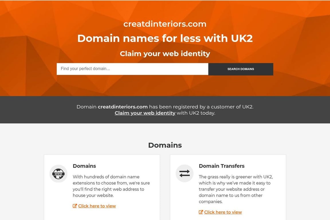 Creatd Interiors homepage