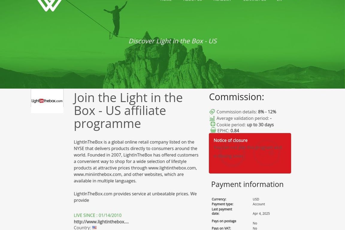 Ador affiliate program signup page