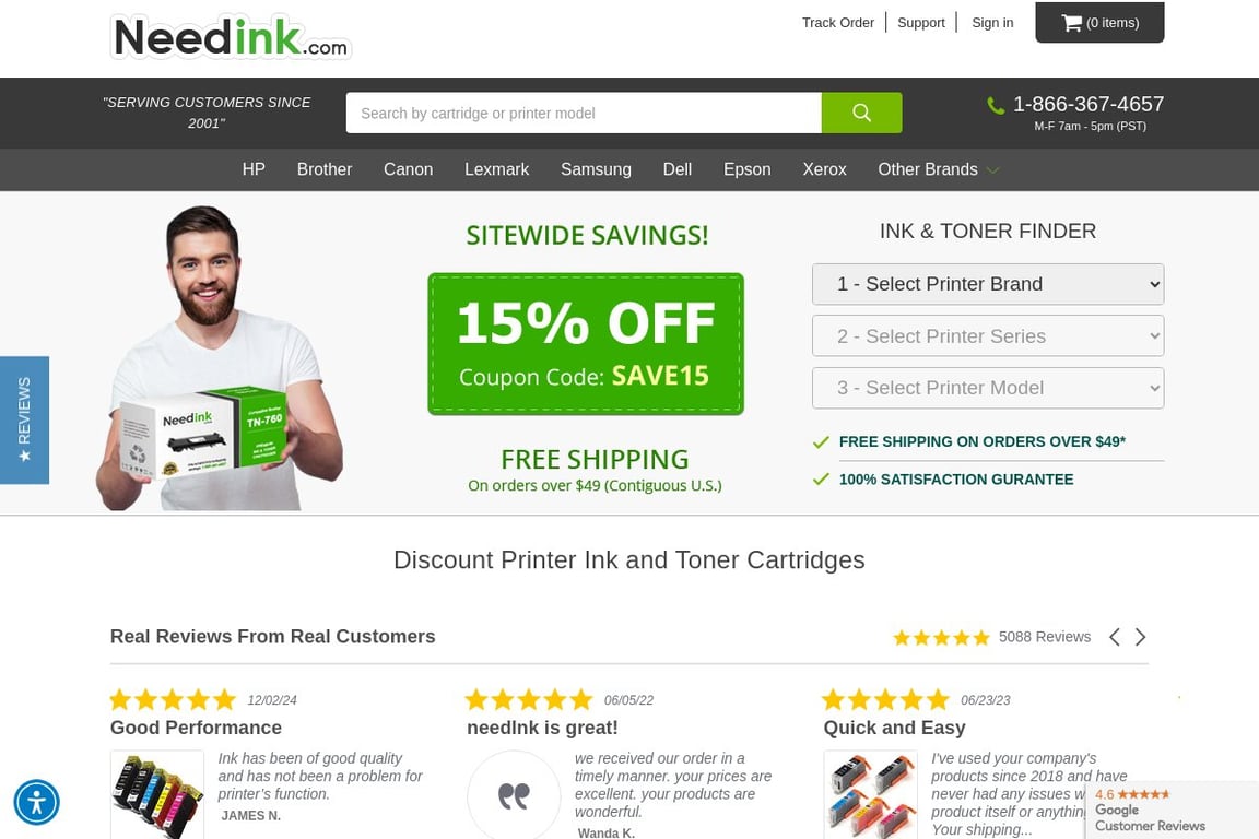 Needink.com homepage