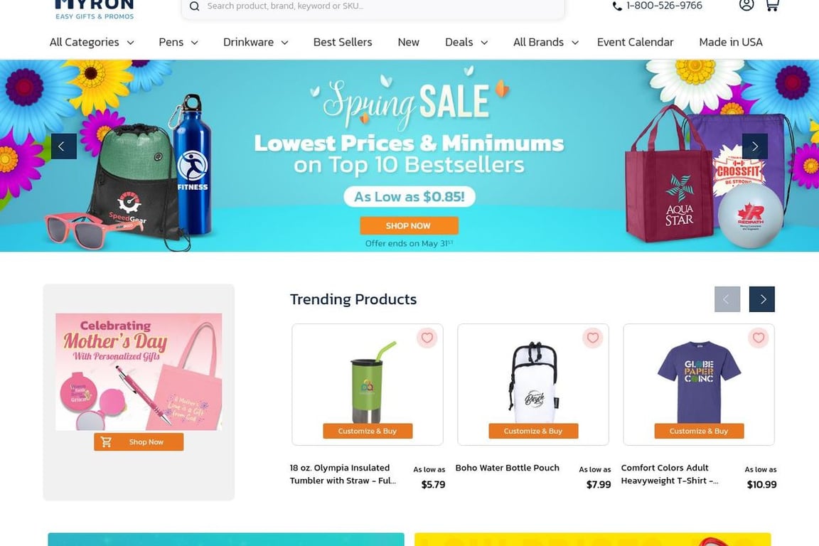 Myron homepage