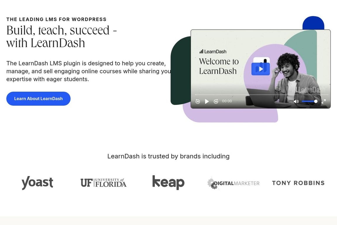 LearnDash homepage