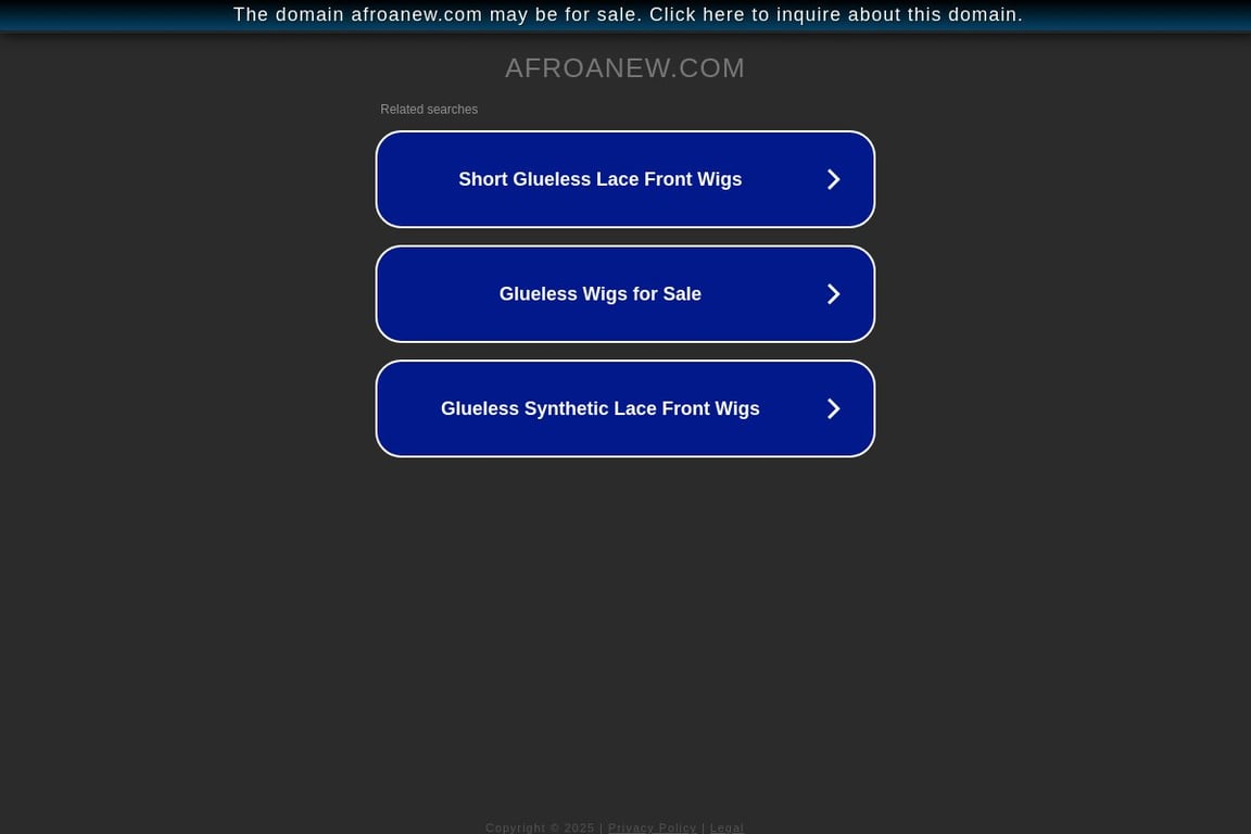Afroanew homepage