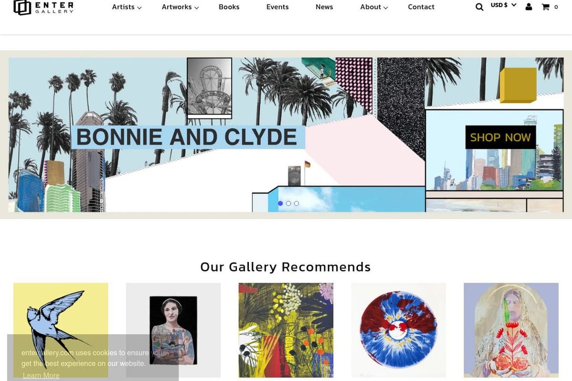 Enter Gallery homepage