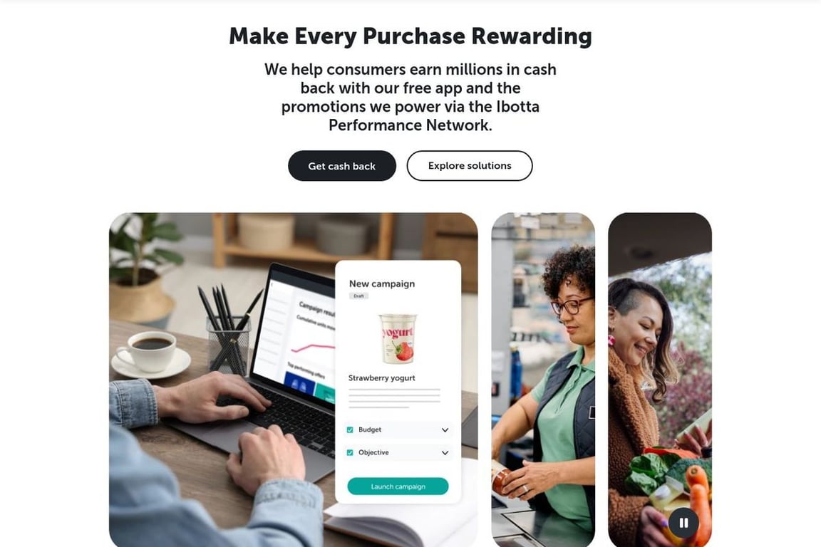 Ibotta homepage