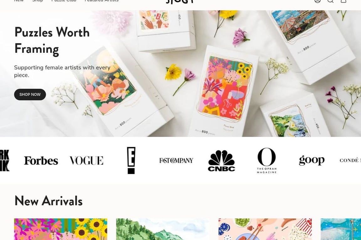 JIGGY homepage