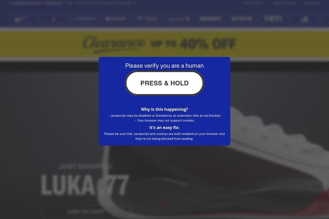 Academy Sports + Outdoors homepage
