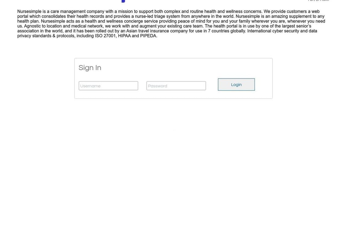 Nursesimple affiliate program signup page
