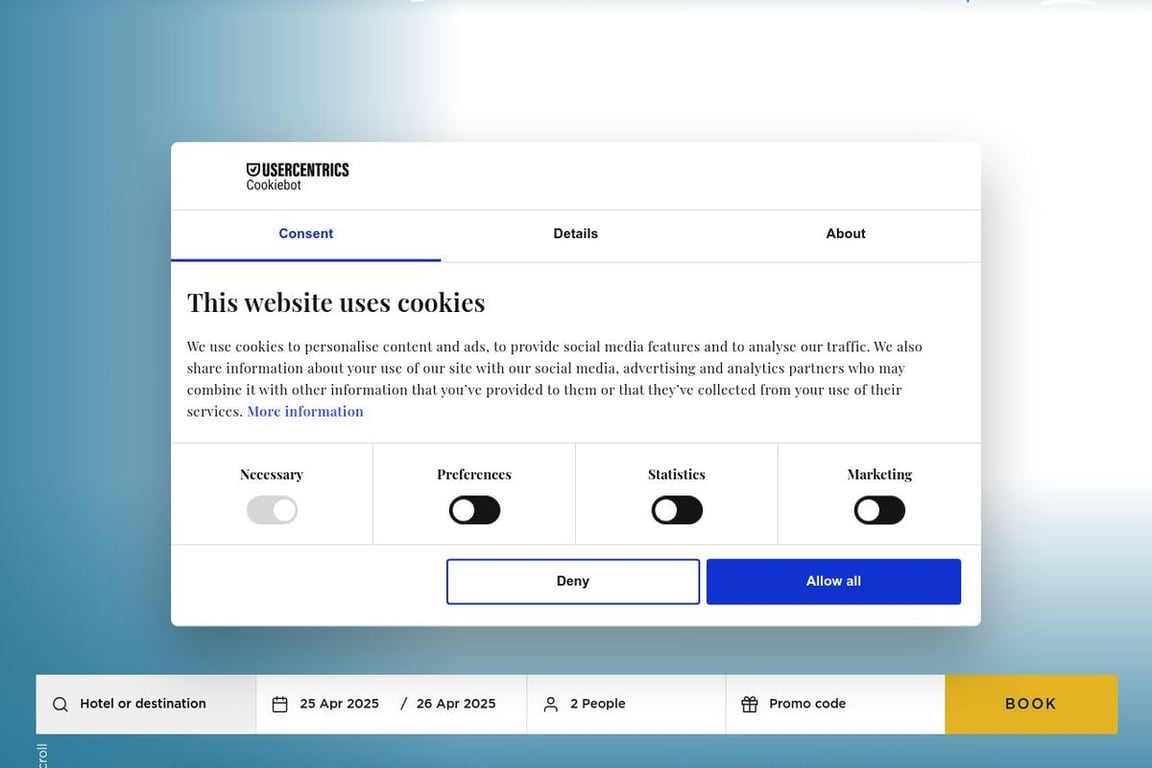 Sirenis Hotels & Resorts homepage