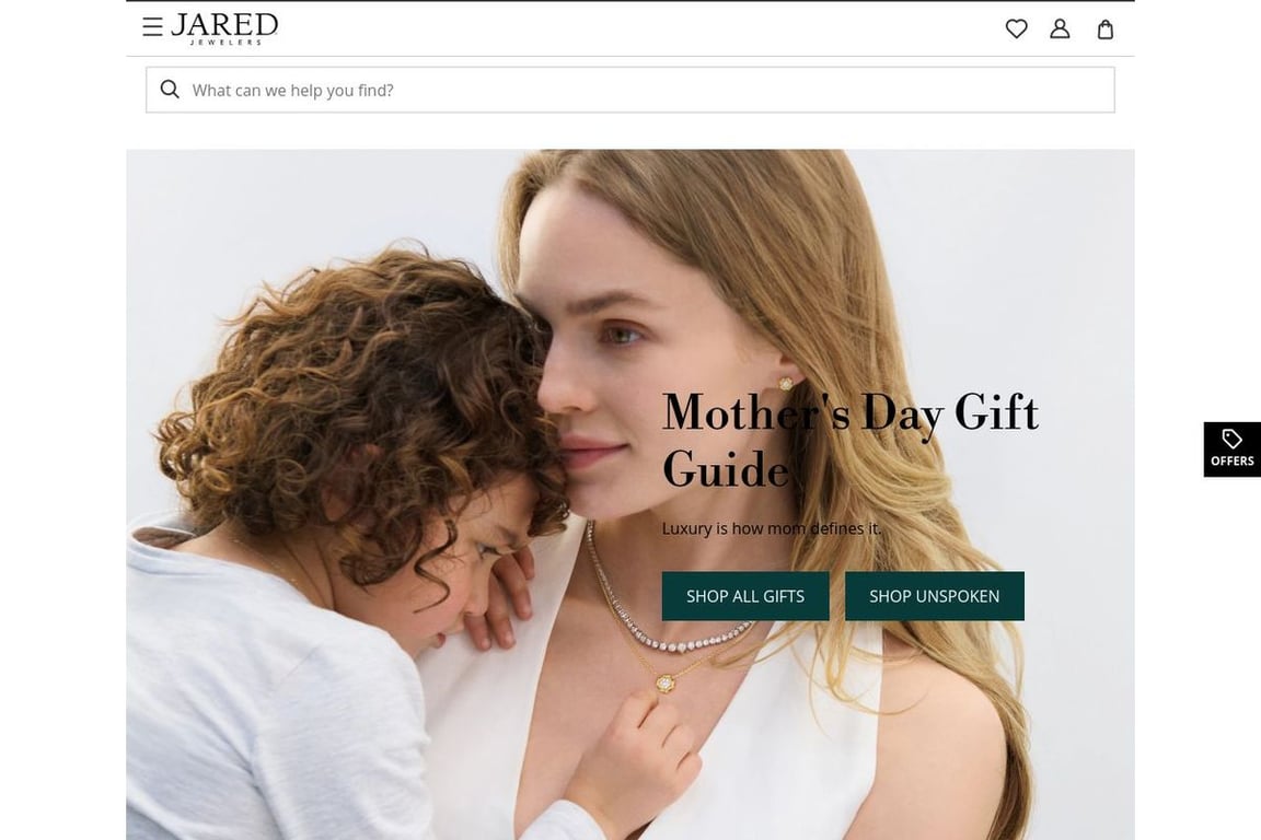Jared The Galleria of Jewelry homepage