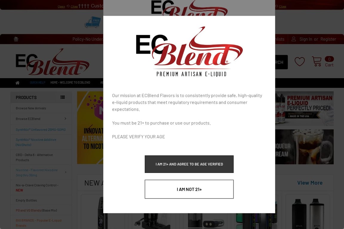 ECBlend homepage