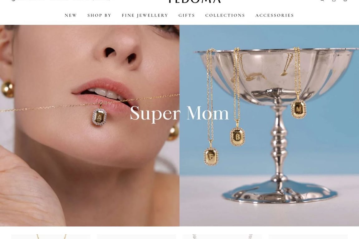 Fedoma Jewelry homepage