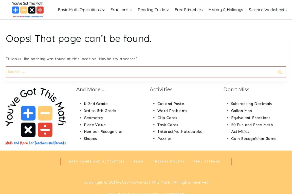 You’ve Got This Math affiliate program signup page