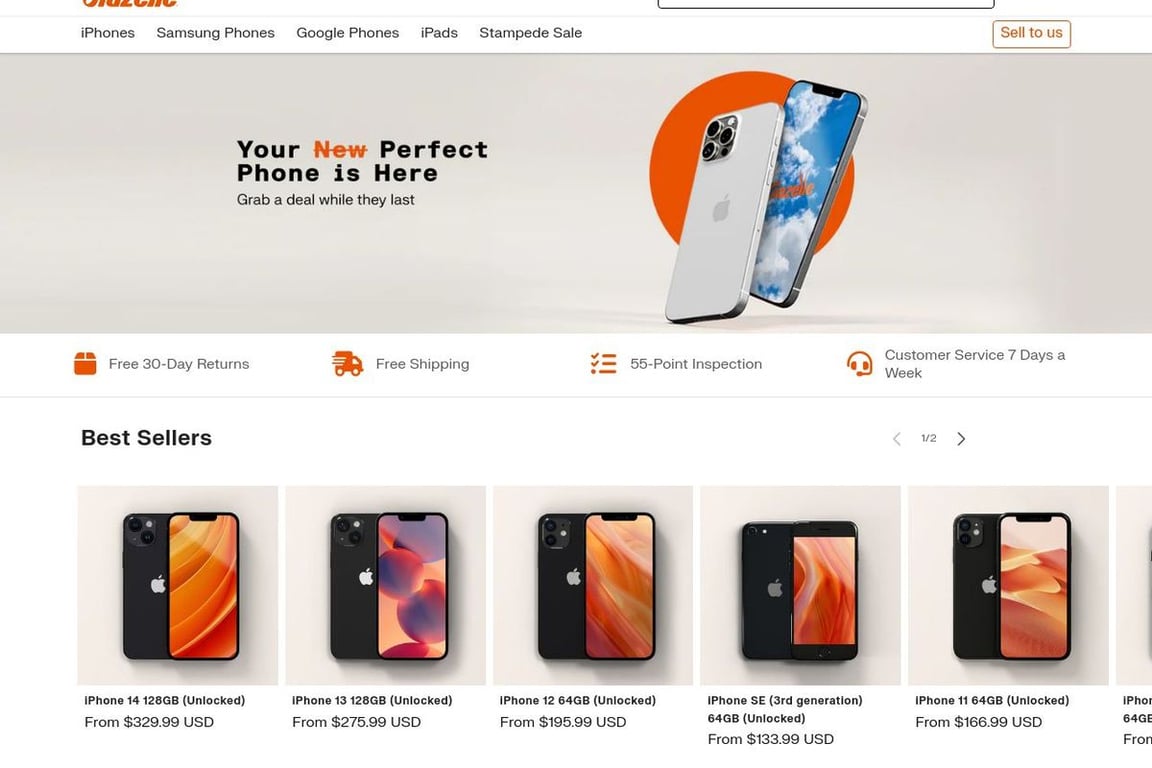 Gazelle homepage