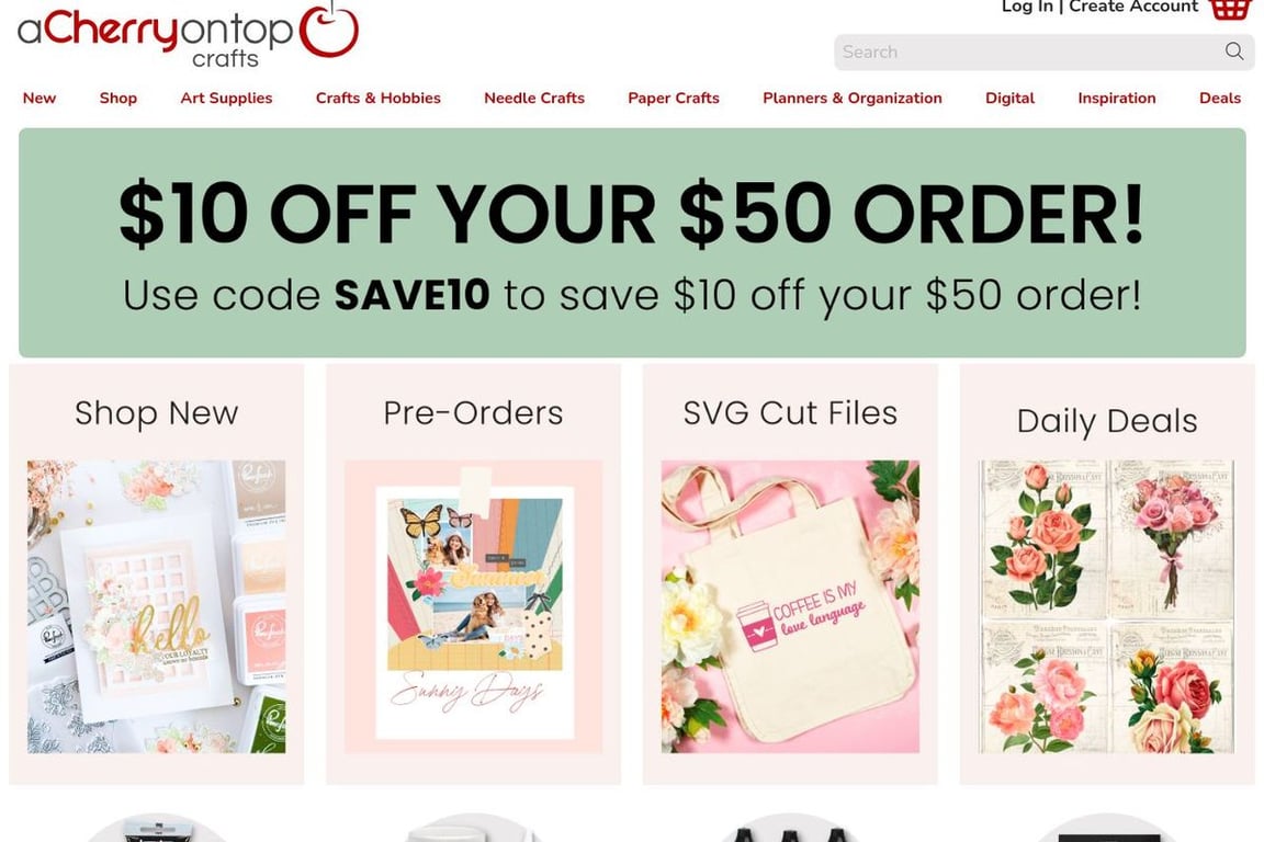 A Cherry On Top homepage