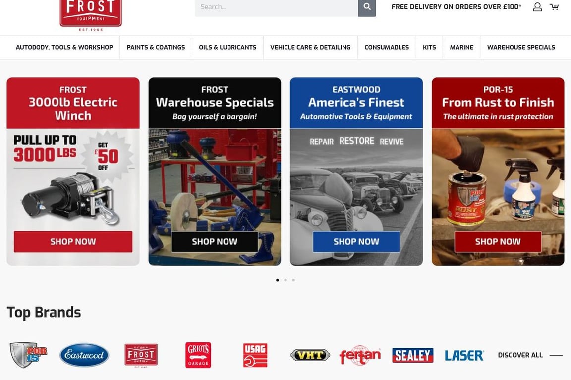 Frost homepage
