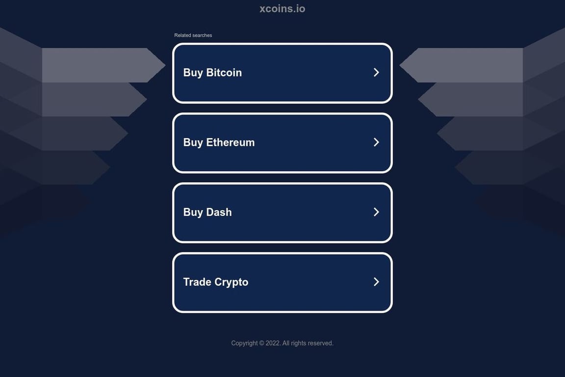 XCoins homepage