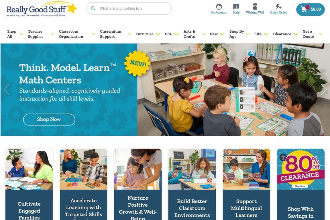 Really Good Stuff homepage