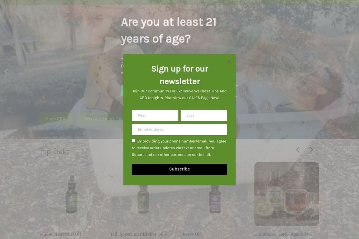 John’s CBD homepage