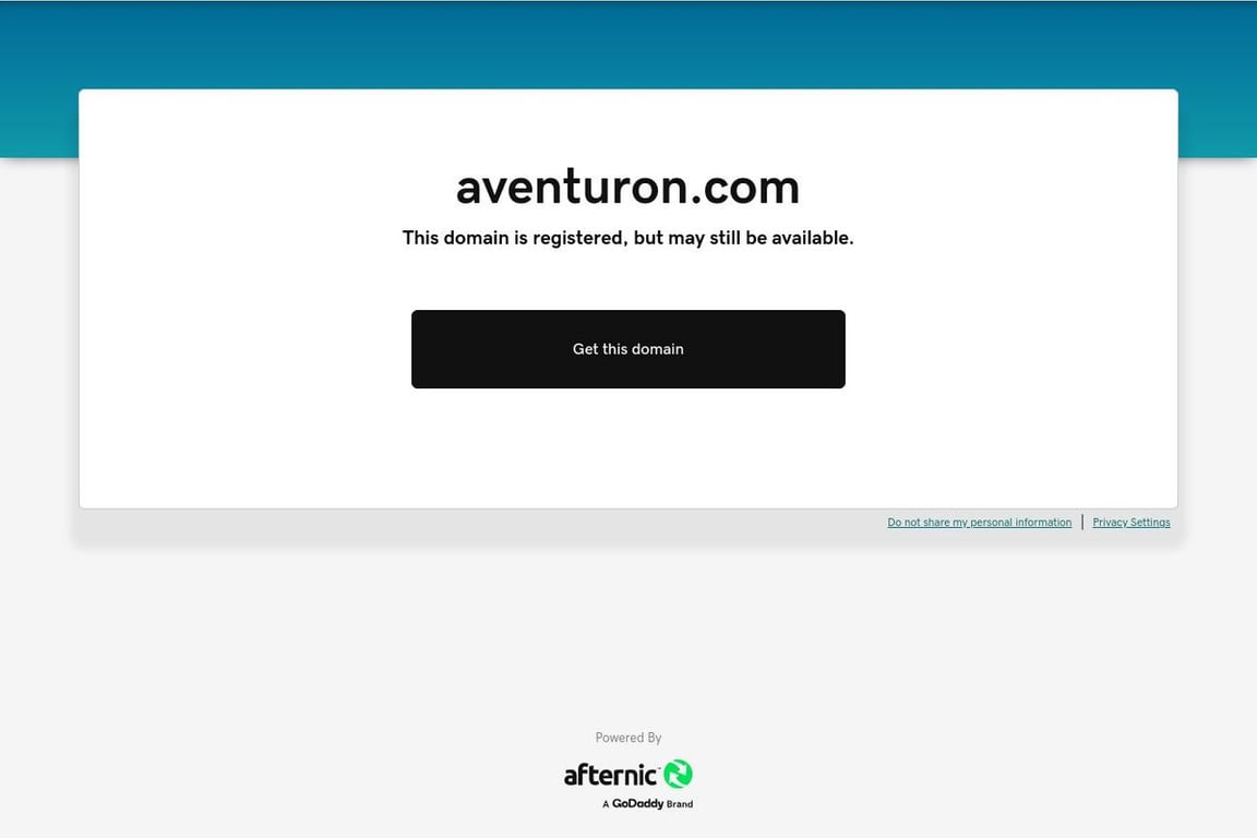 Aventuron homepage