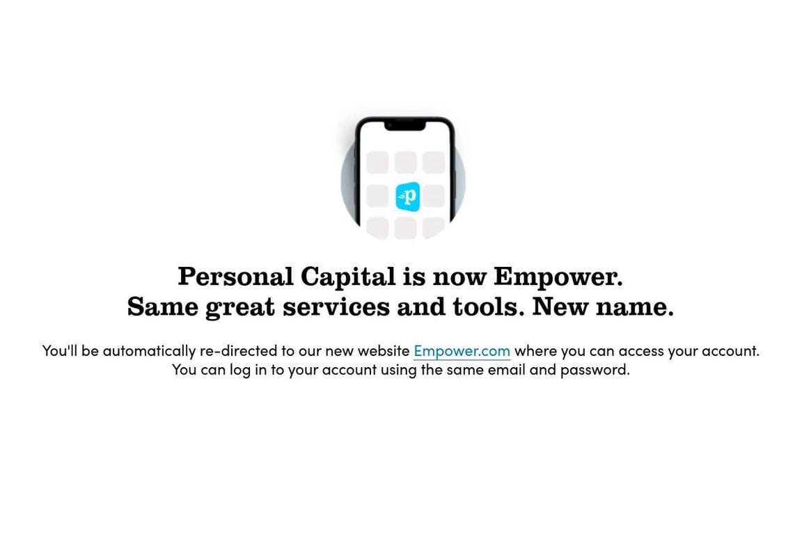 Personal Capital homepage