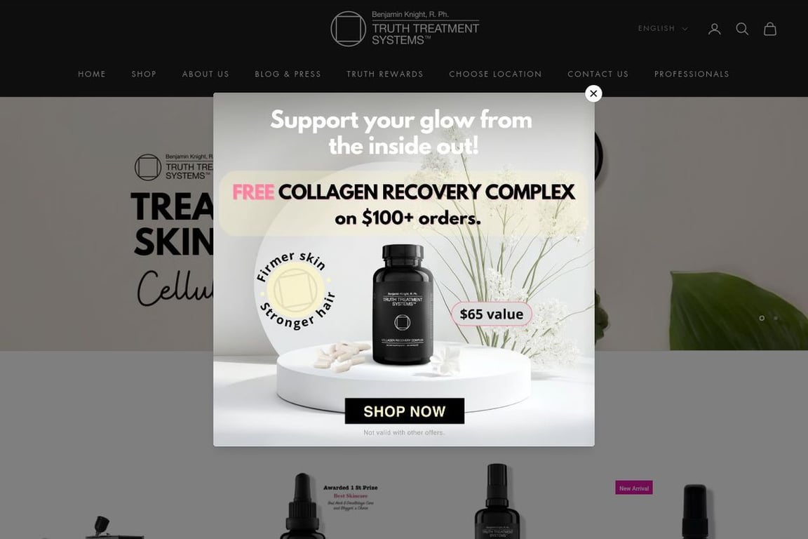 Truth Treatment Systems homepage