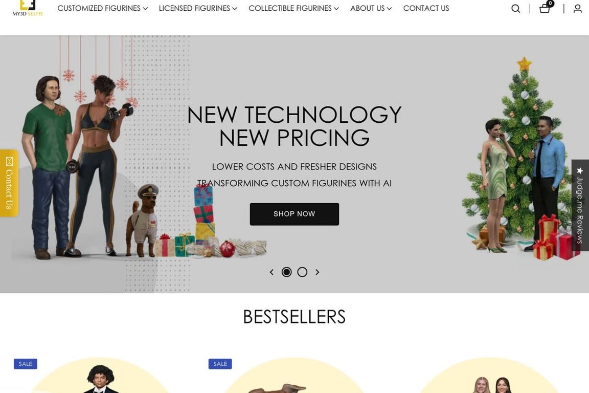 MY3DSELFIE homepage