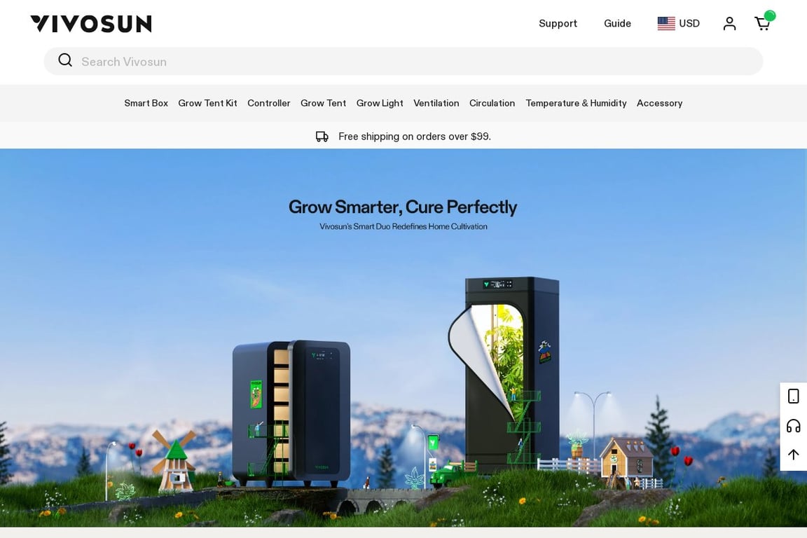 VIVOSUN INC homepage