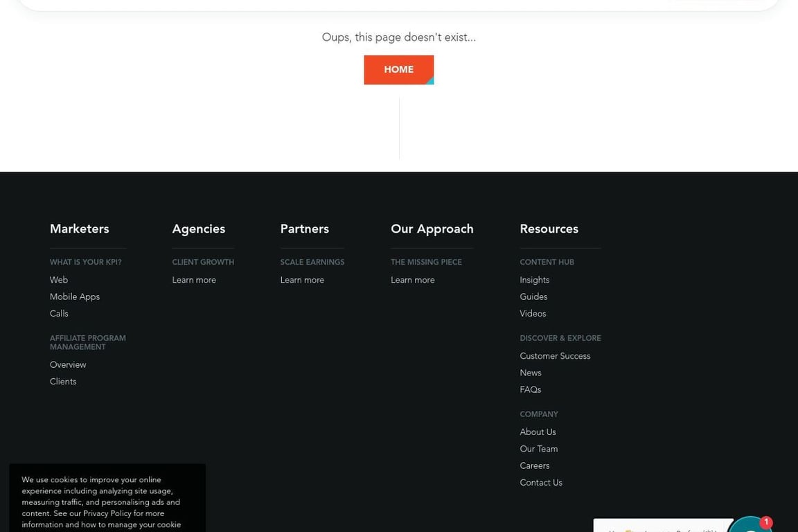 Privé Revaux affiliate program signup page