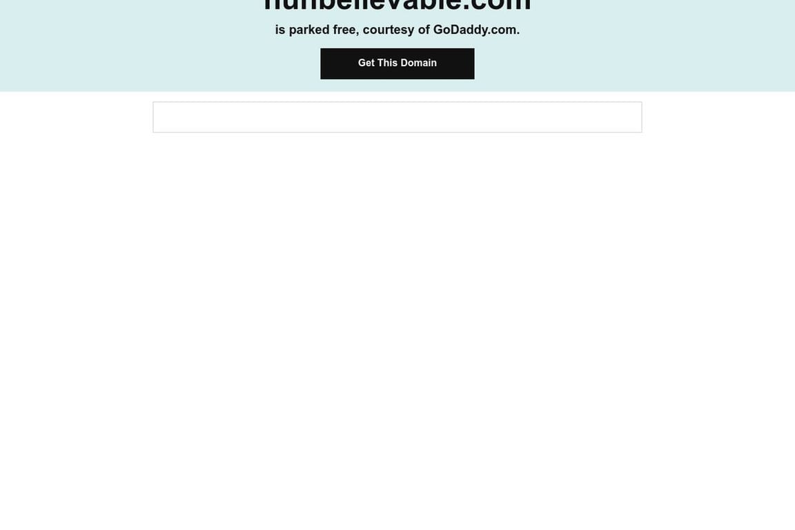 Nunbelievable homepage