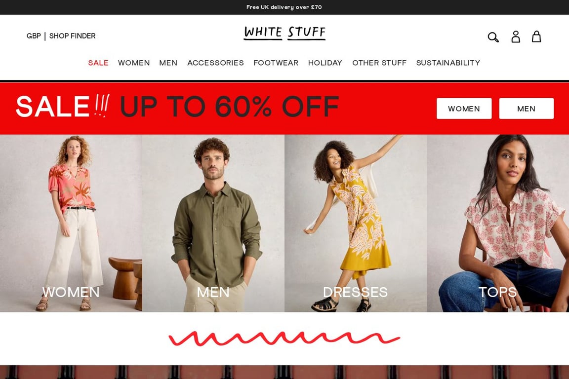 White Stuff homepage