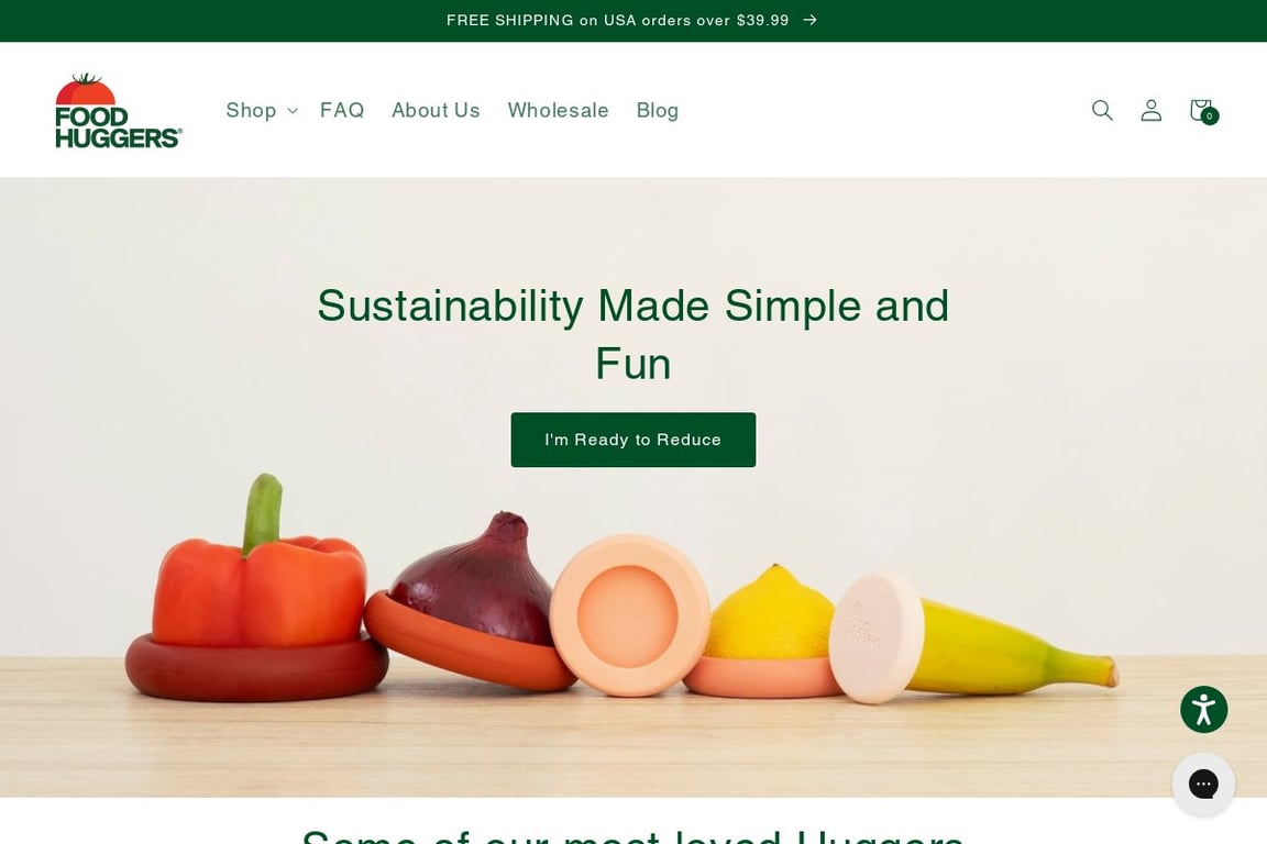 Food Huggers homepage