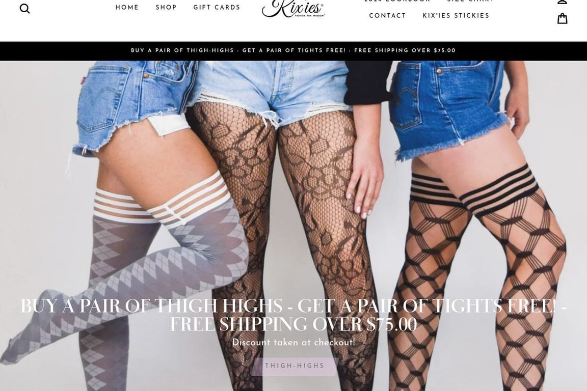 Kixies Inc homepage