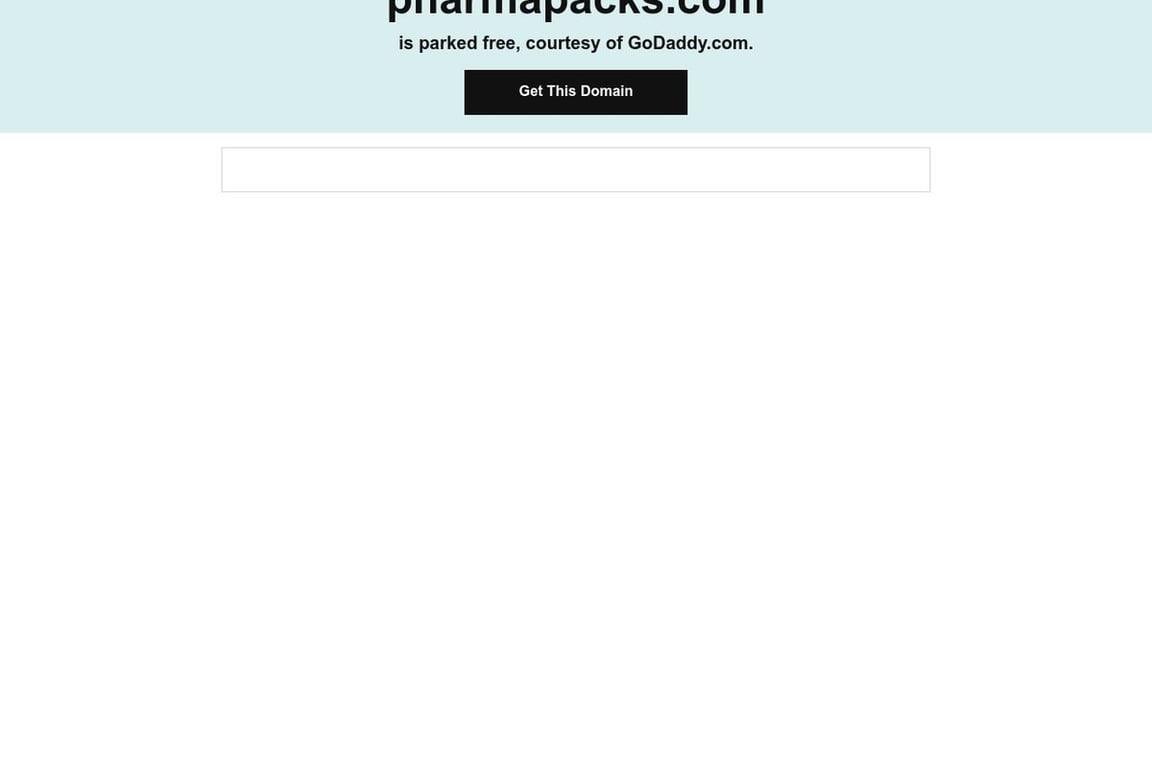 Pharmapacks homepage