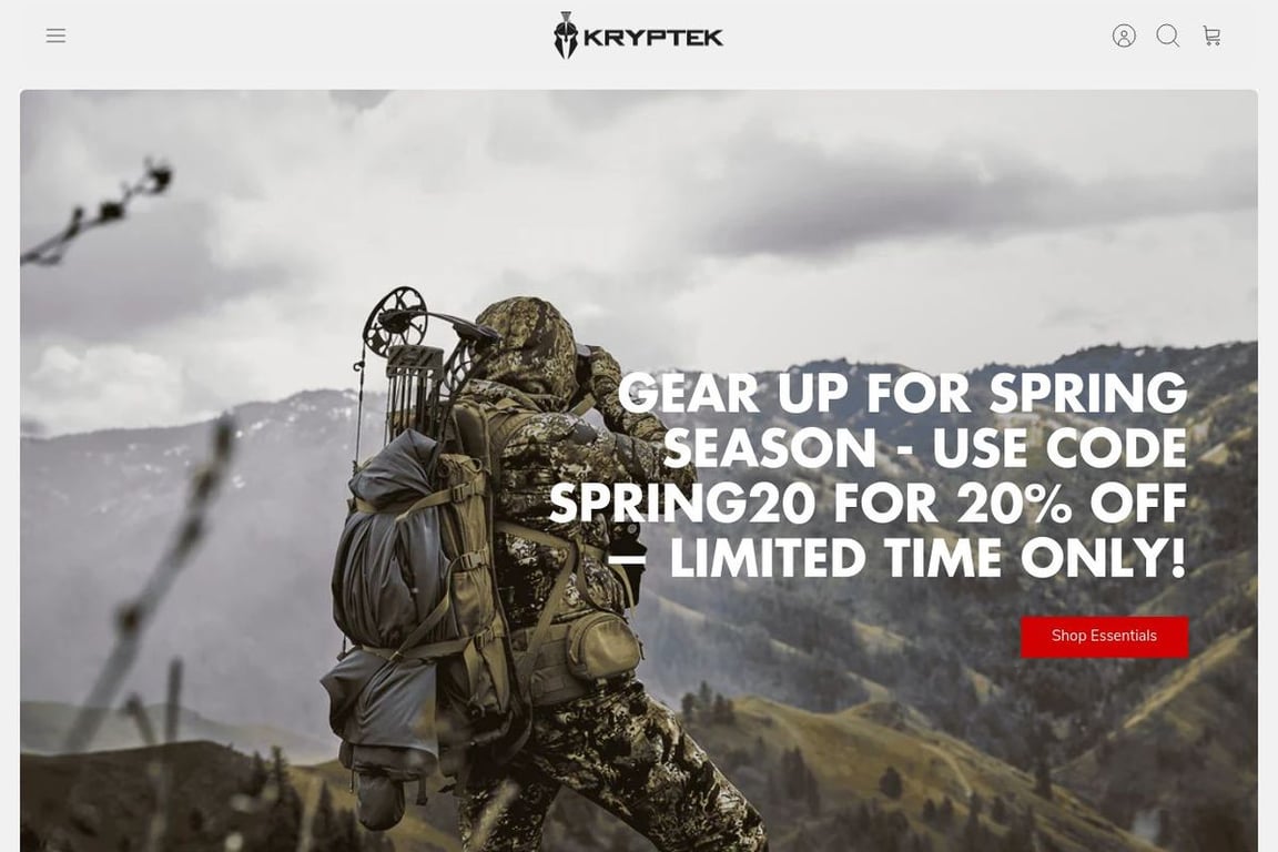 Kryptek homepage