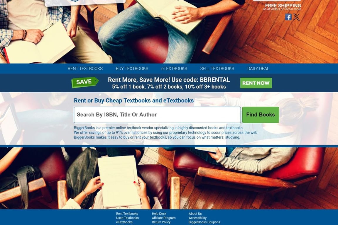 Bigger Books homepage