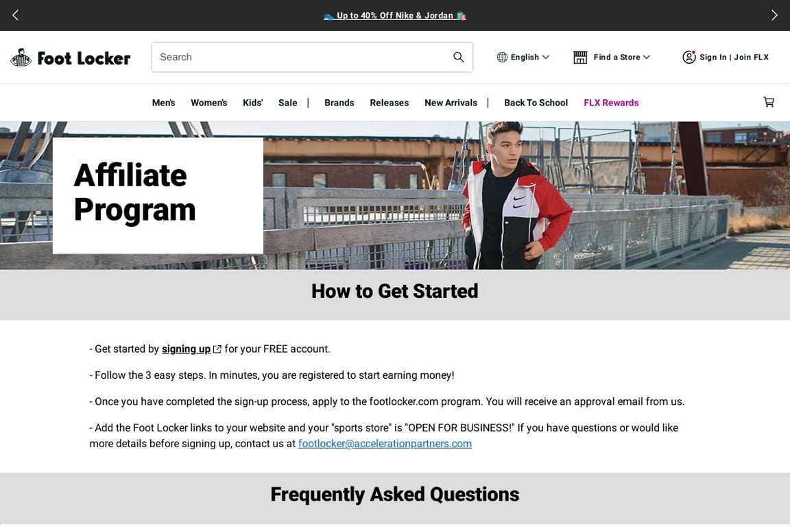 Foot Locker CA Affiliate Program: Commission & Program Details (2026)