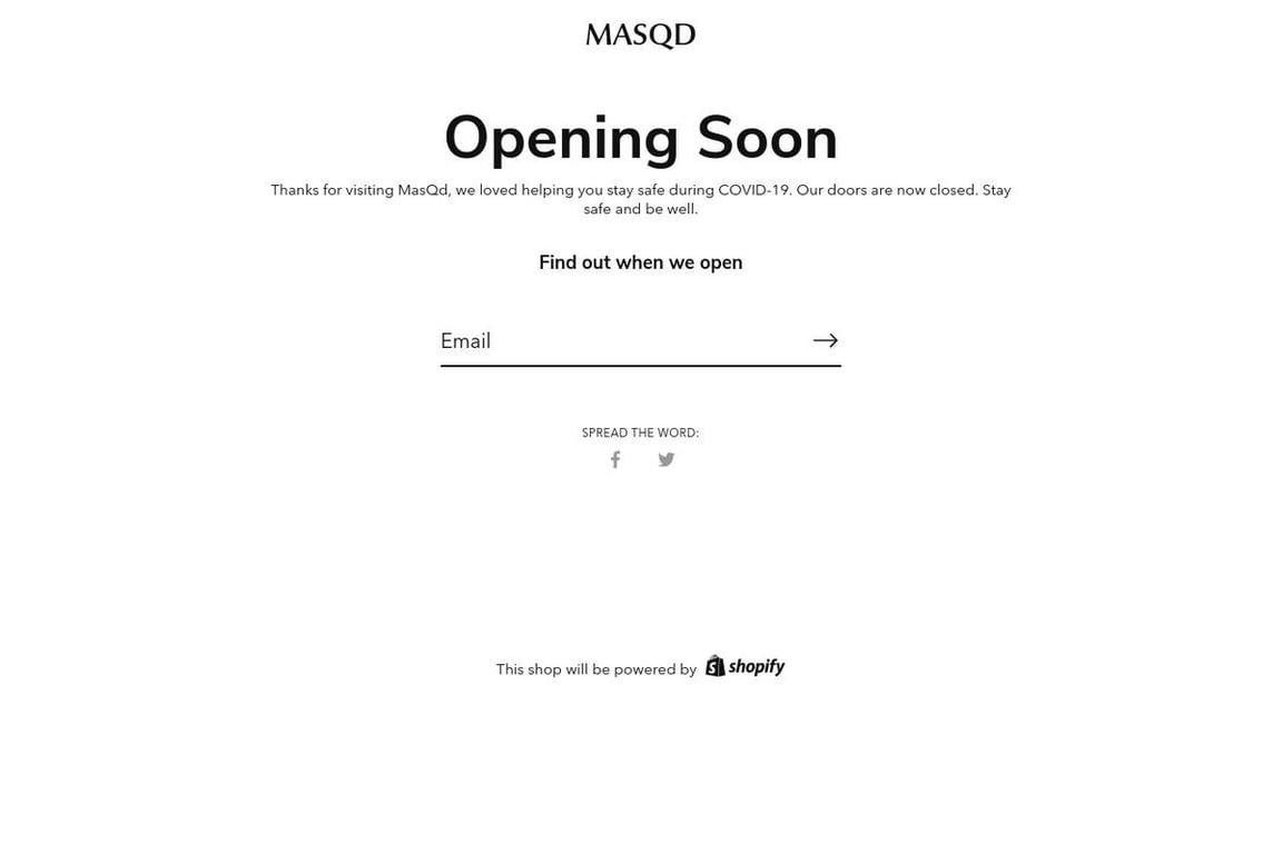 MasQd homepage