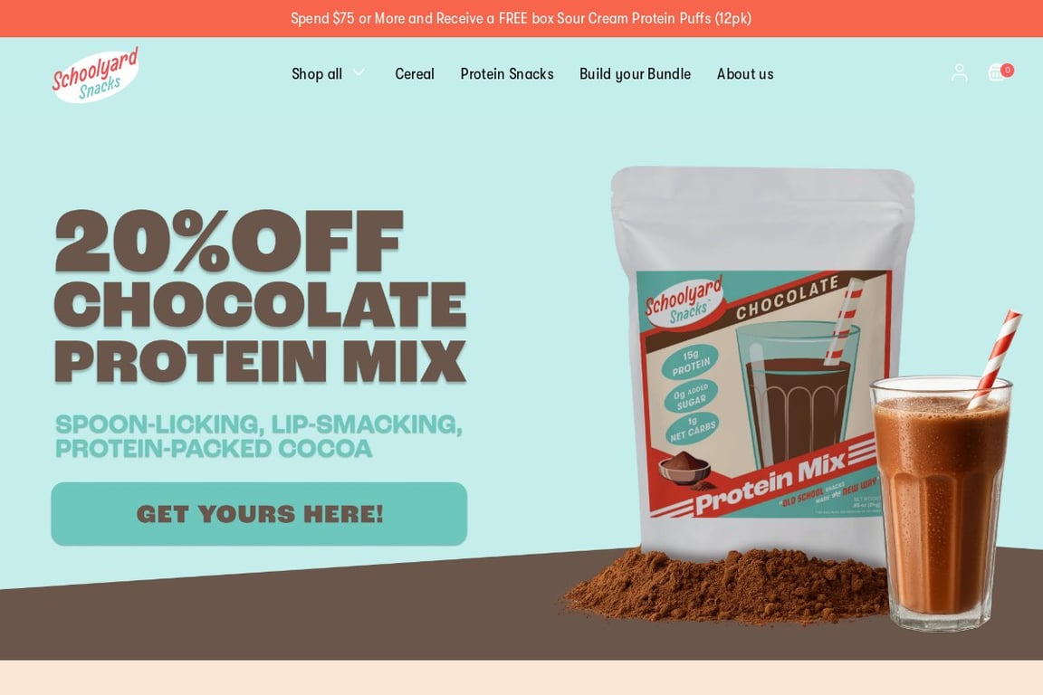The Cereal School homepage