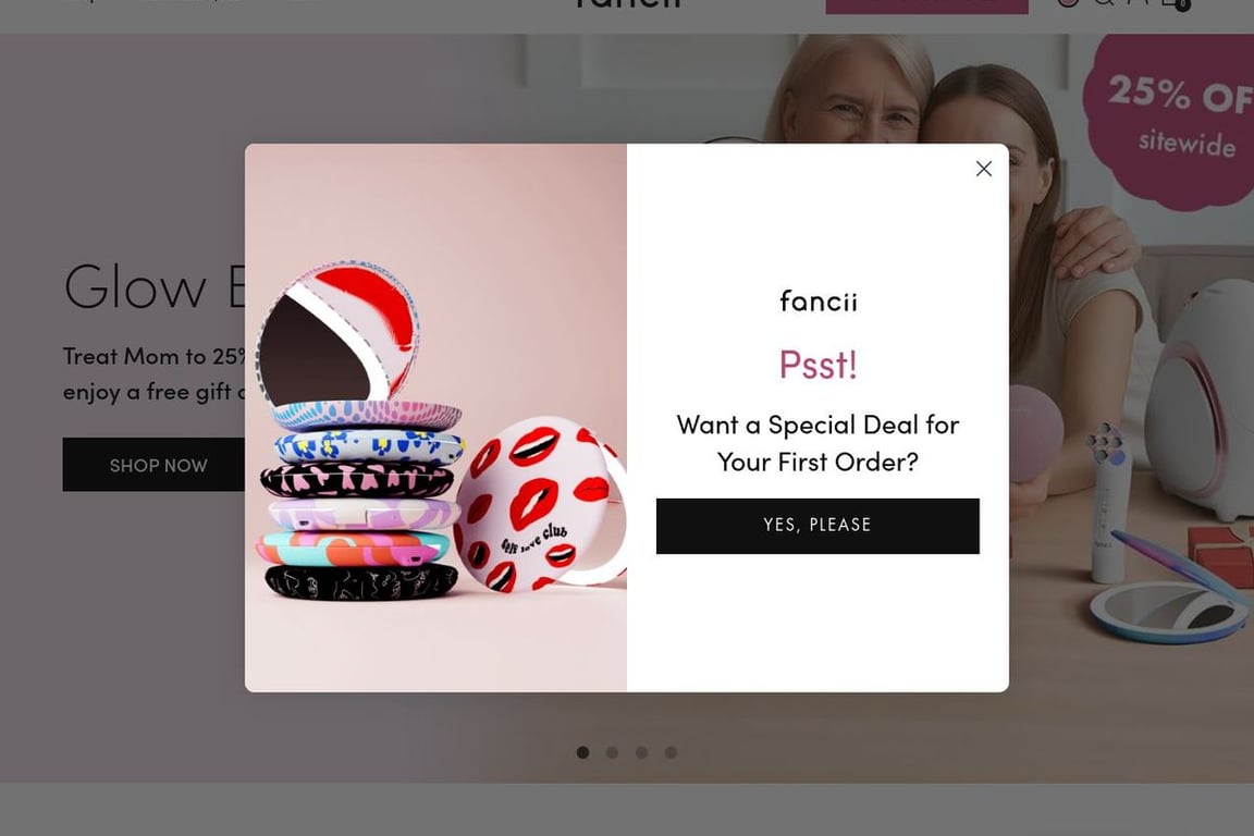 Fancii homepage