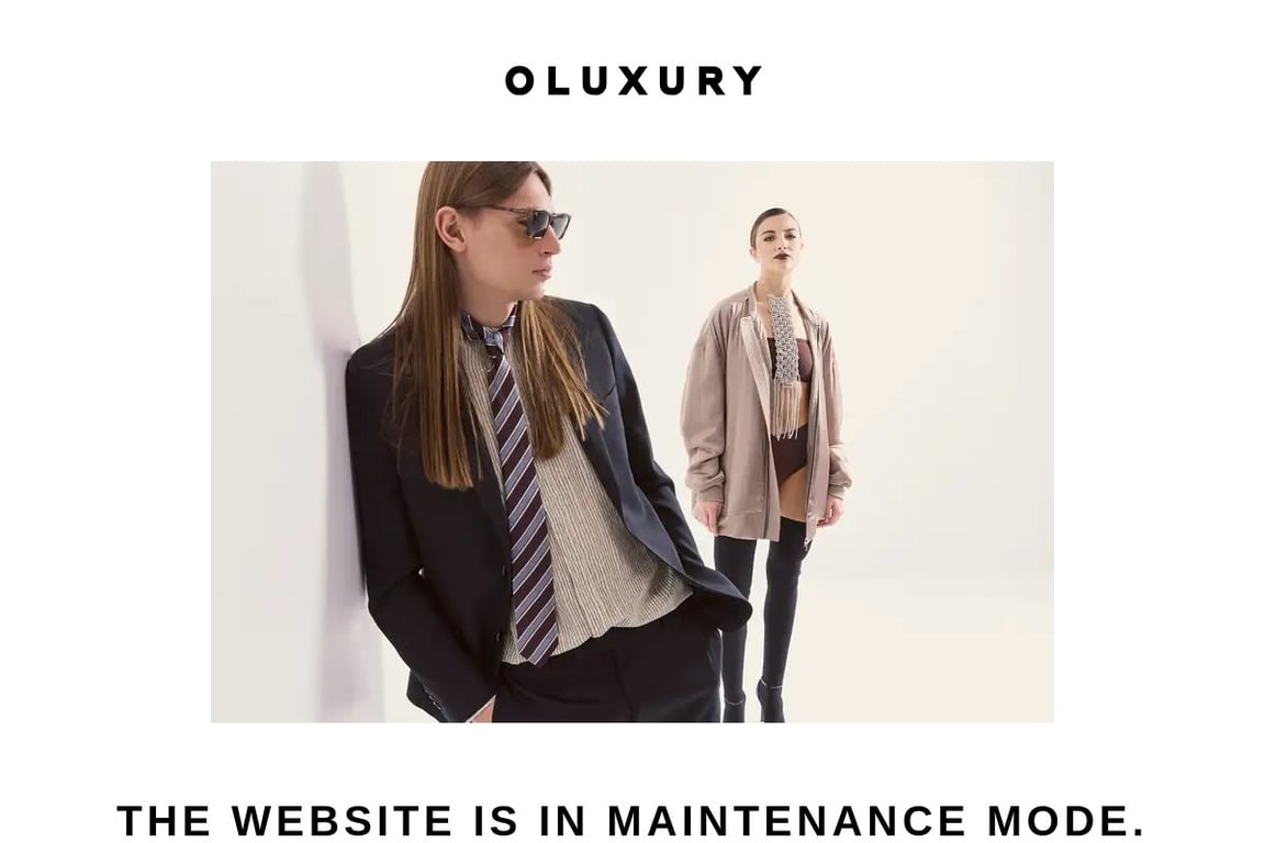 OLUXURY homepage